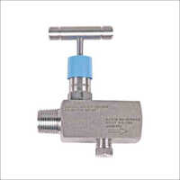 Single Block And Bleed Gauge Valve - Stainless Steel, Hydrostatic Pressure 415 Bar, Pneumatic Pressure 280 Bar | Silver Valve For Industrial Usage