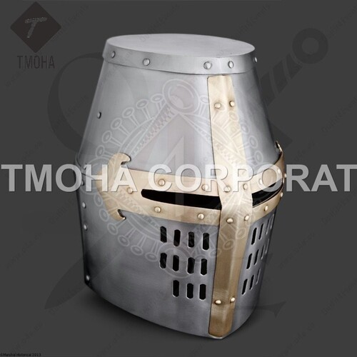 Medieval Armor Helmet Helmet Knight Helmet Crusader Helmet Ancient Helmet German Frog-Mouth Helm c 1500 AH0381