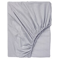 Satin stripe fitted bedsheet