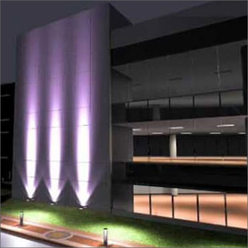 Colored Facade Lighting