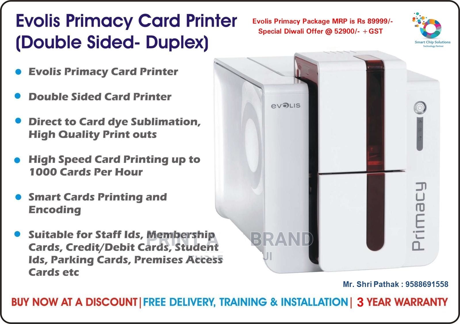 Evolis Primacy 2 Dual Sided ID Card Printer