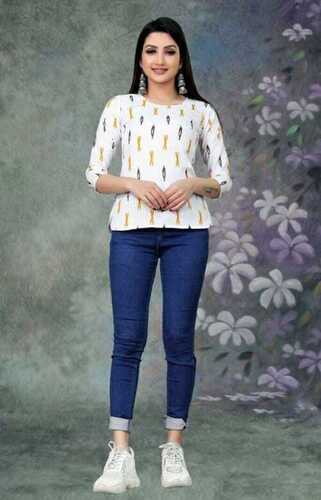 4 Cotton  Printed Top