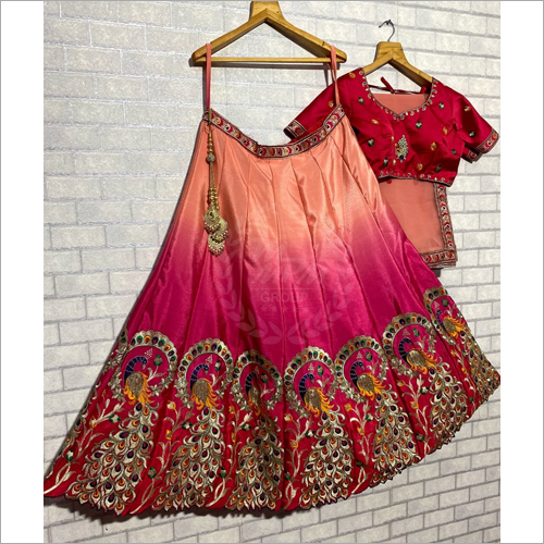 Maiti peding Colored Embroidered Party Wear Lehanga Choli LC 100