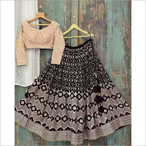 Wine Party Wear Lehenga Choli LC 67