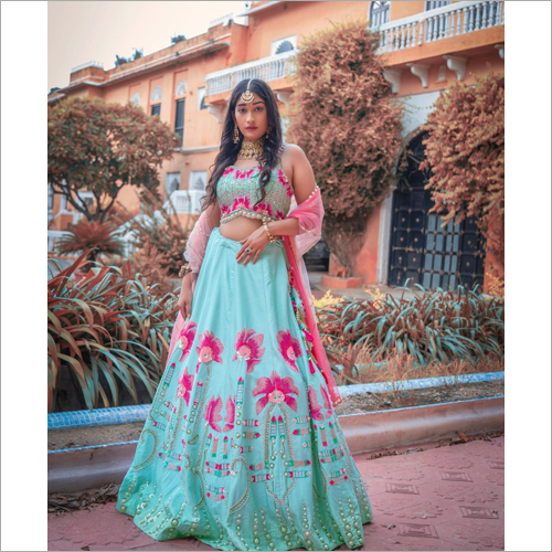 Light Blue Party Wear Lehenga Choli LC 69