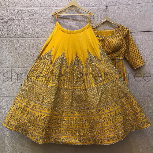 Yellow color Lehenga Choli LC 293