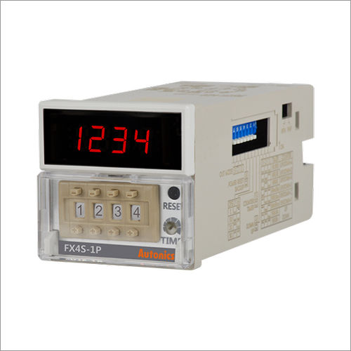 White Autonics Fx4S-1P4 Counter And Timer