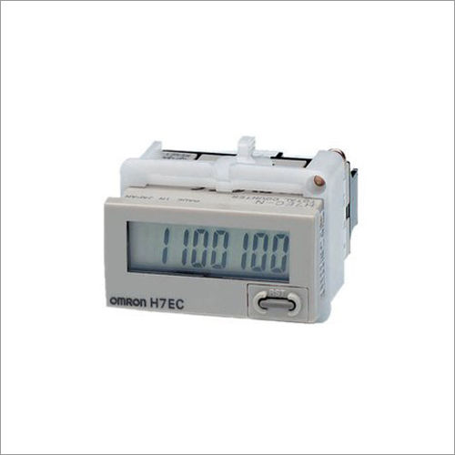 White Omron H7Ec-N Digital Counter