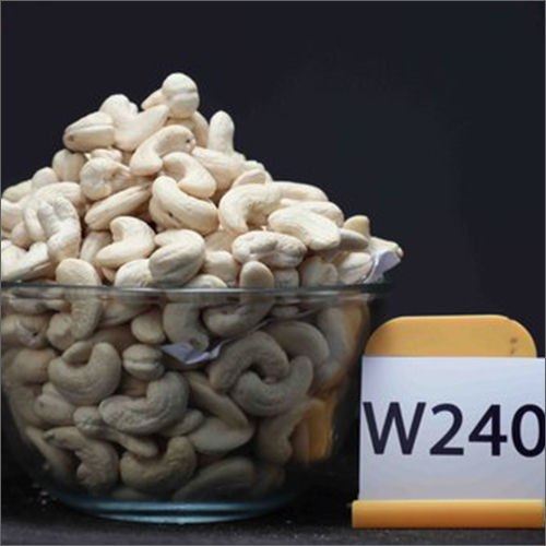 W240 Cashew Nuts - Organic, Natural Shape, Available in Various Sizes | Pure White, Moisture-Free Quality