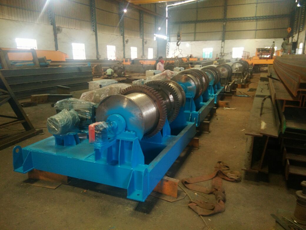 Double Drum Power Winch Machine