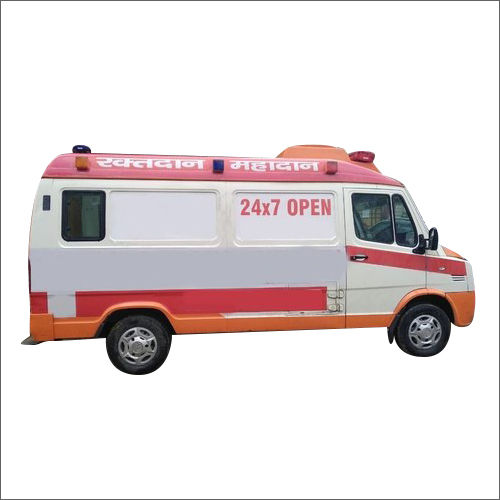 White Blood Donation Van