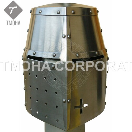 Medieval Armor Helmet Helmet Knight Helmet Crusader Helmet Ancient Helmet Knights Templar Great Helmet AH0388