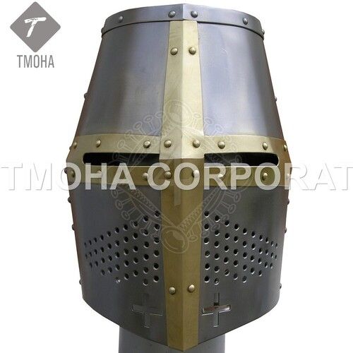 Iron Medieval Armor Helmet Helmet Knight Helmet Crusader Helmet Ancient Helmet Crusaders Great Helm Ah0390