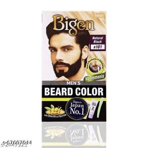 Bigen Mens Beard Color Natural Black B101 Gender: Male