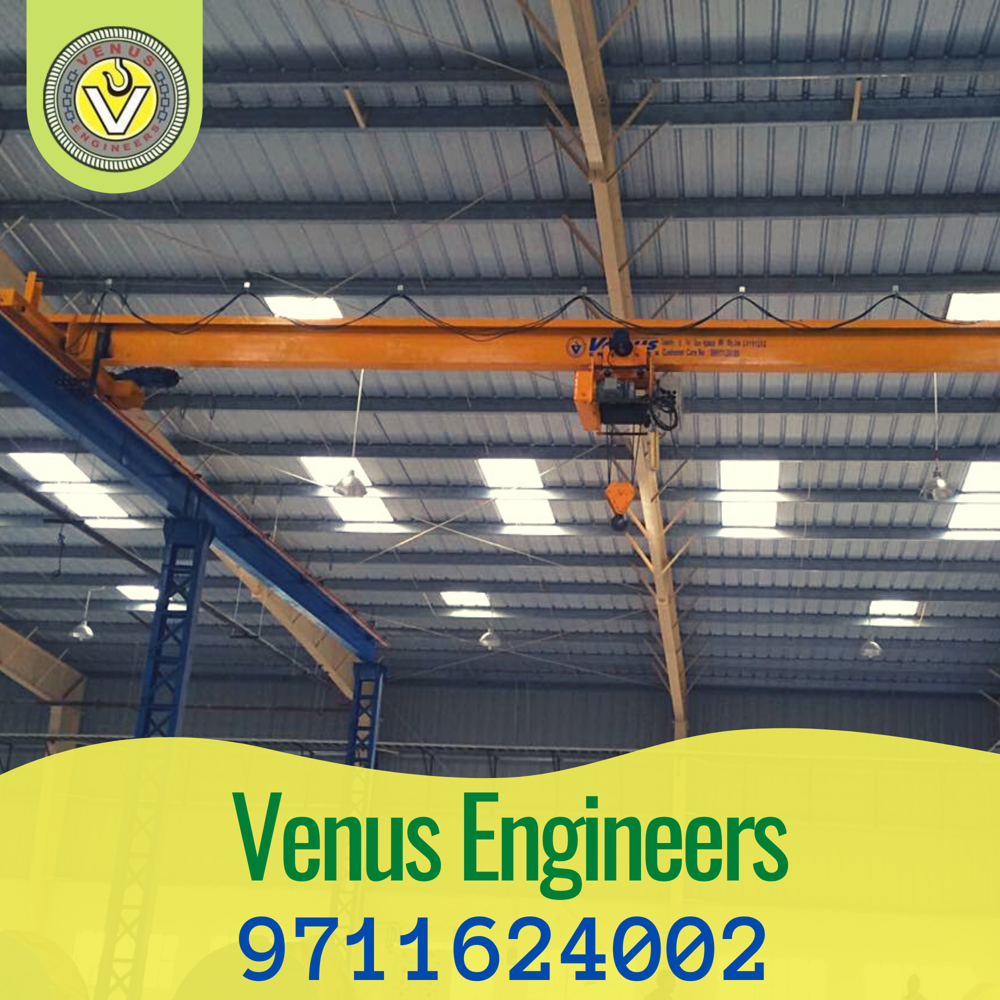 Single Girder I Beam Type Overhead Crane