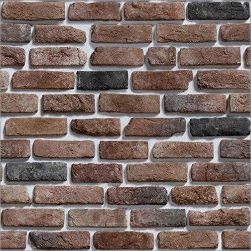 Bricks Printed Pvc Wallpaper Size: Customized