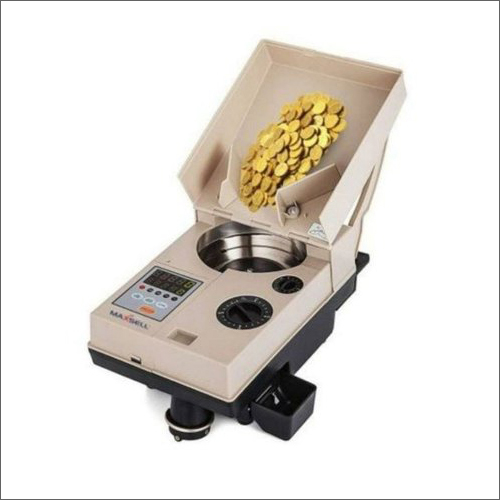 White Maxsell Coin Sorter Coin Counting Machine
