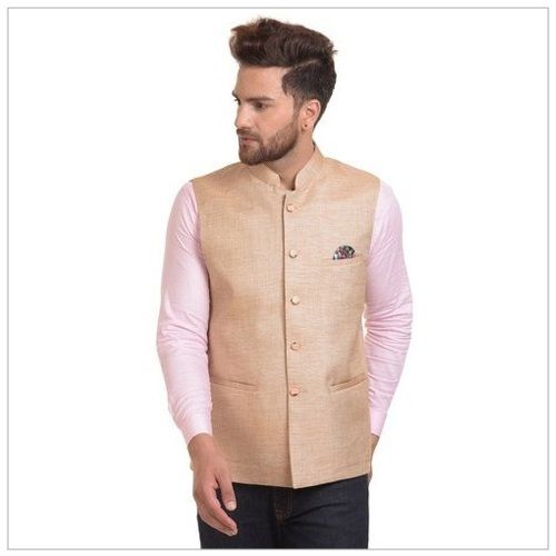 Plain Men Party Wear Waistcoat