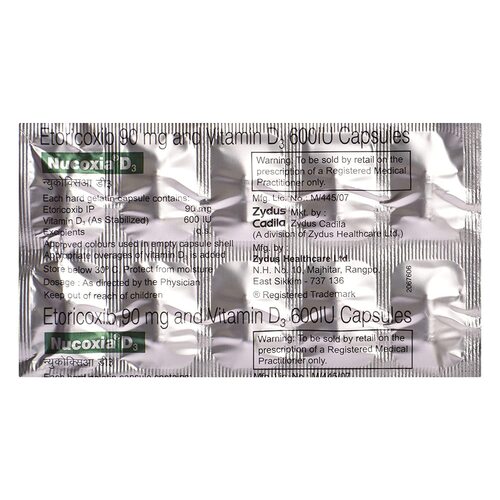 Etoricoxib And Vitamin D3 Capsules