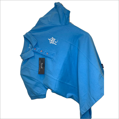 Sky Blue Coller T-Shirt