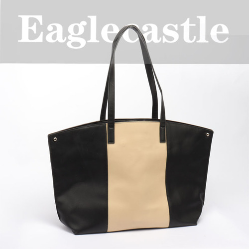 Fashionable New Design Spliced Color Folding Corner Tote Bag
