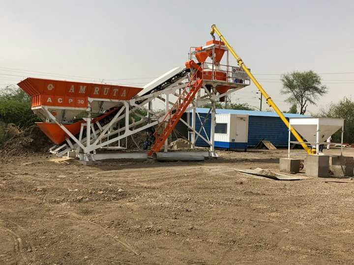 Pan Mixer Batching Plant