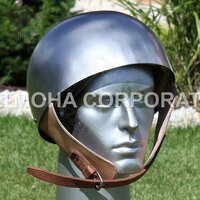 Medieval Armor Helmet Helmet Knight Helmet Crusader Helmet Ancient Helmet Blackened great helm with brass cross AH0415