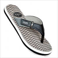 Grey Cotton  Strap Slipper
