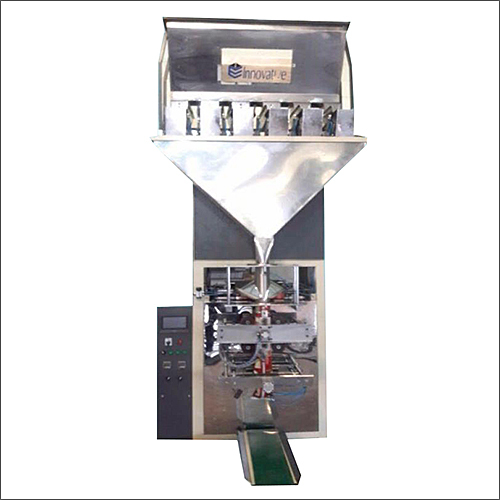 Six Head Collar Type Pouch Packing Machine - Metal, Automatic Operation | Durable, Heavy Duty, Rust Proof Design, Low Maintenance