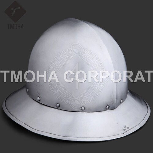 Medieval Armor Helmet Helmet Knight Helmet Crusader Helmet Ancient Helmet Kettle hat with Full Brim AH0426