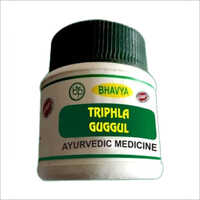 100 Gm Ayurvedic Triphla Guggul Powder - Medicine Grade, Plastic Jar Packaging | Anti-inflammatory, Detoxifying, Laxative, Treats Constipation, Heals Fistula