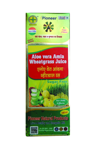 Aloe Vera Amla Wheatgrass Juice