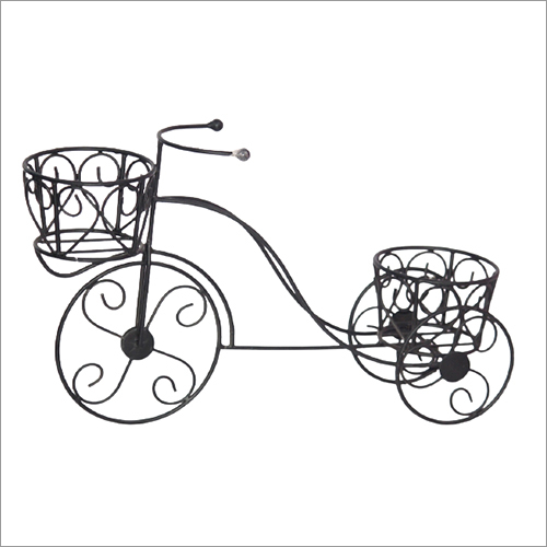 Black Color Tri Cycle Planter Stand