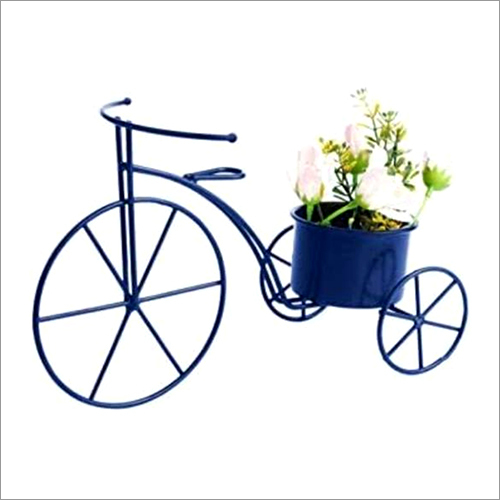 Blue Color Tri Cycle Planter Stand
