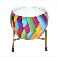 Multi Color Design Apple Tabletop Meena Pots