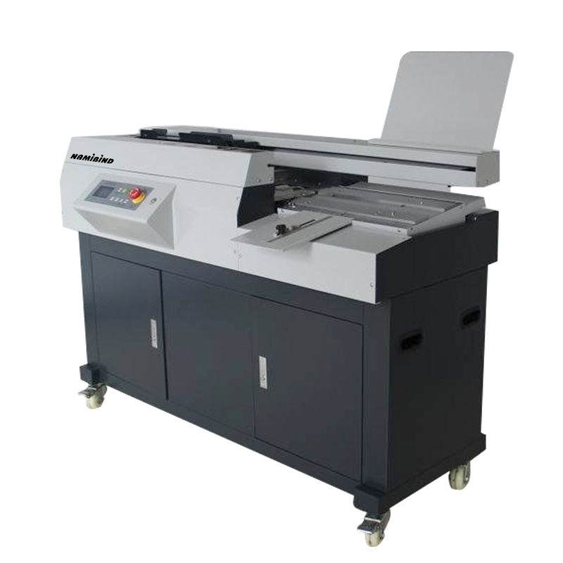 Side-Glue Perfect Glue Binding Machine With Binding Capacity 350 Per Hour