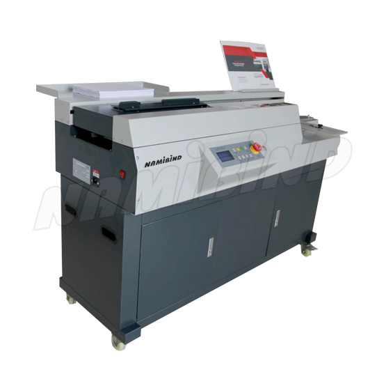 Side-Glue Perfect Glue Binding Machine With Binding Capacity 350 Per Hour