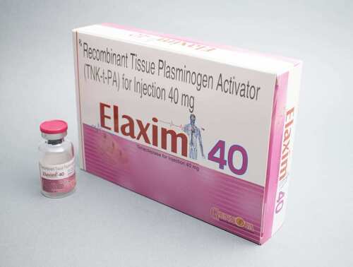Elaxim (Tenecteplase) 40Mg Injection Ingredients: Tenecteplase (40Mg)