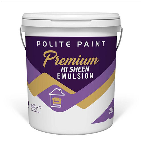 20L Premium High Shine Emulsion Paints Moisture (%): Nil