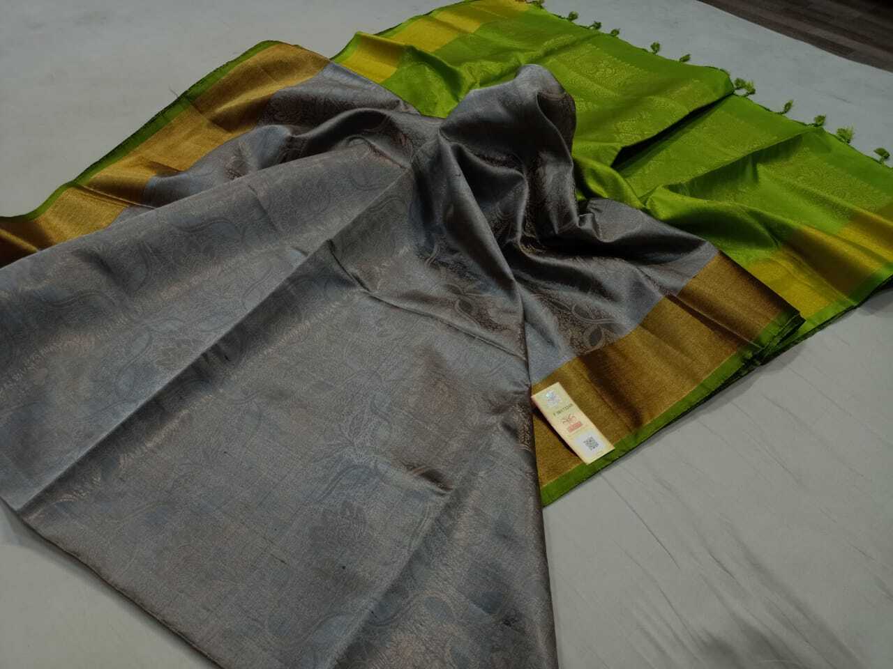 pure kanjivaram silk of bridal saree