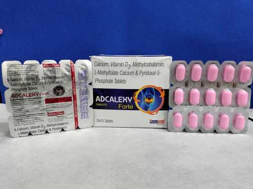 Adcalexy Forte - Orthopedic Medicine for Adult Women, Bone Strengthening Support for Weak Bones and Parathyroid Activity Regulation | Store in a Dry Place, Effective for Muscle Disease