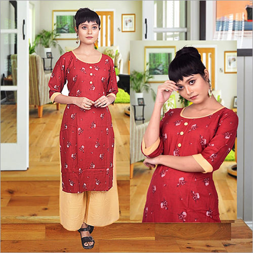 Washable Rayon Palazzo Suit Set