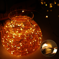 10 mtr Copper String USB Operated  Decorative Fairy Light - Warm White