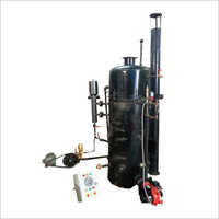 Baby Boiler - High-grade Mild Steel, 50-500 Kg/hr Capacity, 184-194 Deg C Range, Automatic, Black