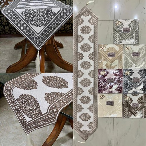 Crystal Chenille Table Runner