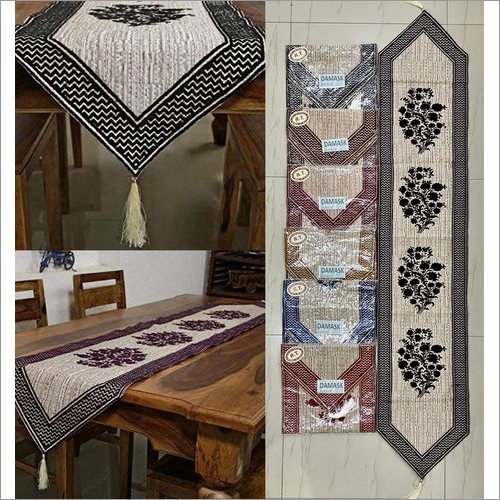 Damask Floral Table Runner