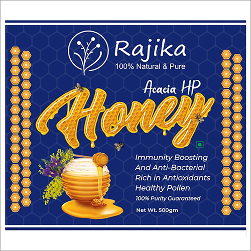 500 GM Acacia HP Honey - Food Grade 18 Months Shelf Life | Natural Mineral Enrichment Quality Tested for Purity and Authenticity
