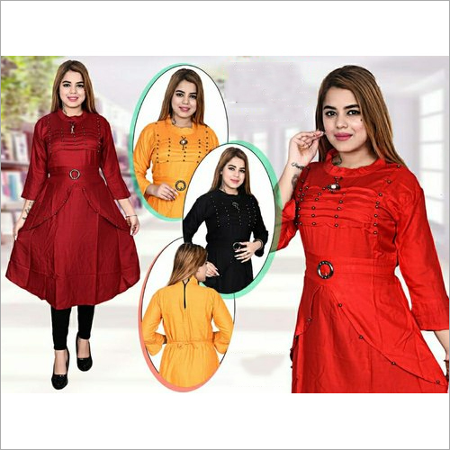 Ladies Rayon Frock