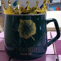 Coffee Mug With Crown Lid