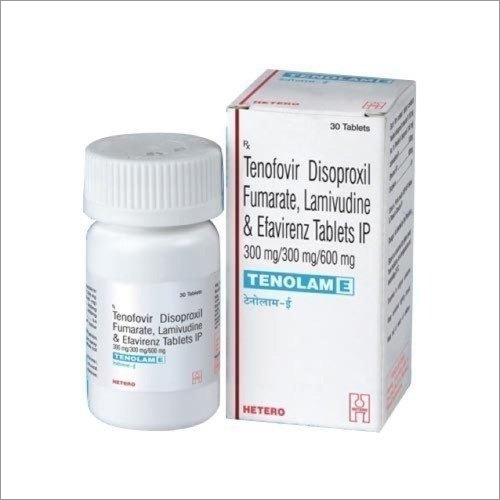 Tenofovir Disoproxil Fumarate Lamivudine And Efavirenz Tablets IP